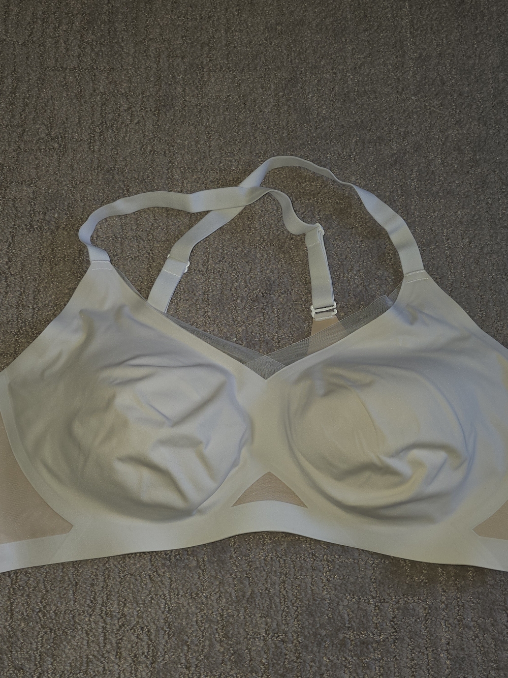 Honey Love Astral Wireless Bra - White 3X